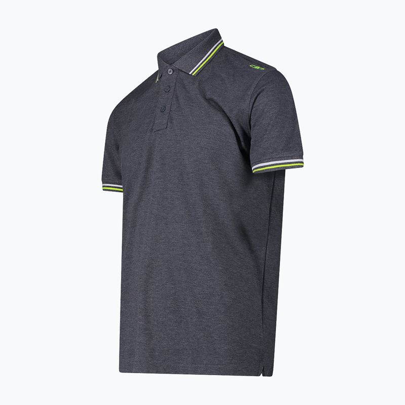 Мъжка тениска CMP Polo 34D5987 black/blue 3