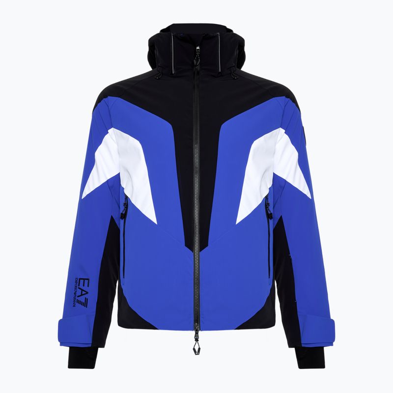 Мъжко скиорско яке EA7 Emporio Armani Ski Cortina Colorblock Toray new royal blue