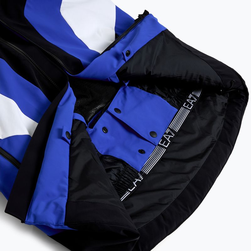 Мъжко скиорско яке EA7 Emporio Armani Ski Cortina Colorblock Toray new royal blue 9