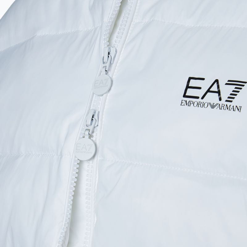 Дамско яке EA7 Emporio Armani Train Shiny ECO Extra Padded Bomber Jacket бяло 5