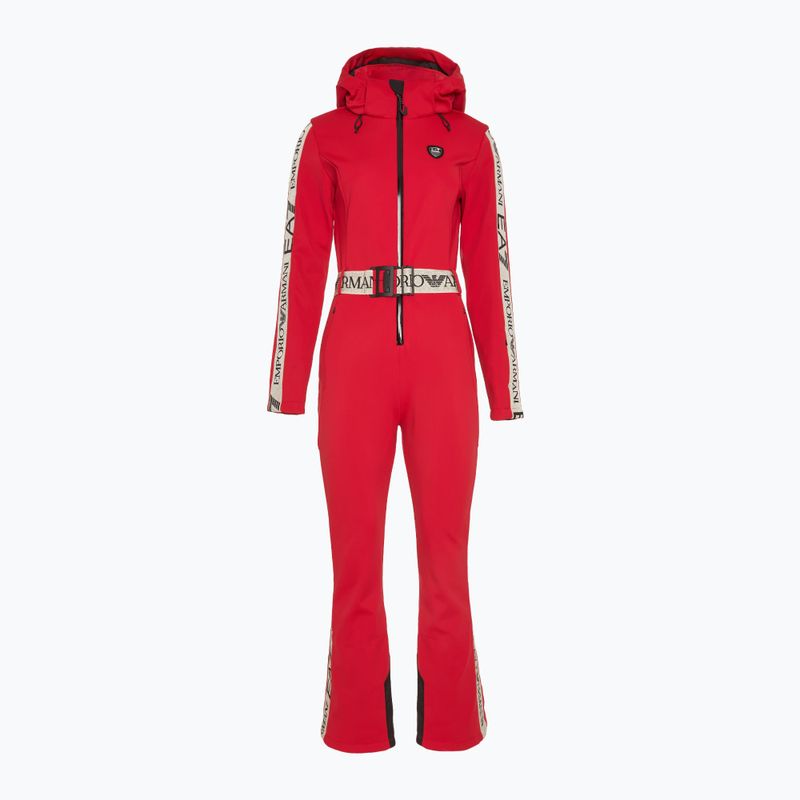 Дамски ски костюм EA7 Emporio Armani Ski Kitzbuhel Softshell salsa