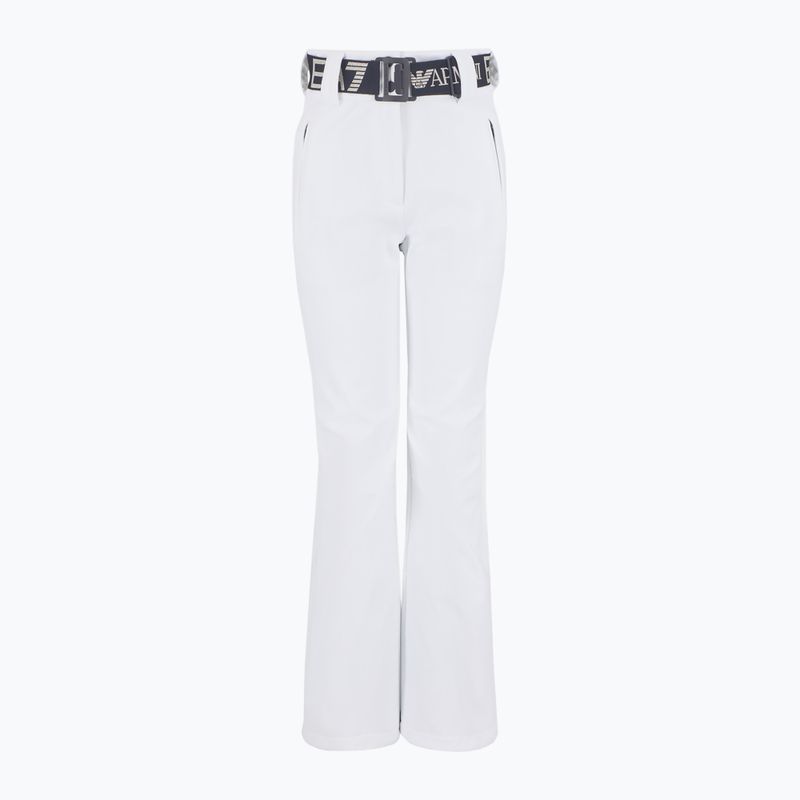 Дамски ски панталони EA7 Emporio Armani Ski Kitzbuhel High Waisted Softshell white