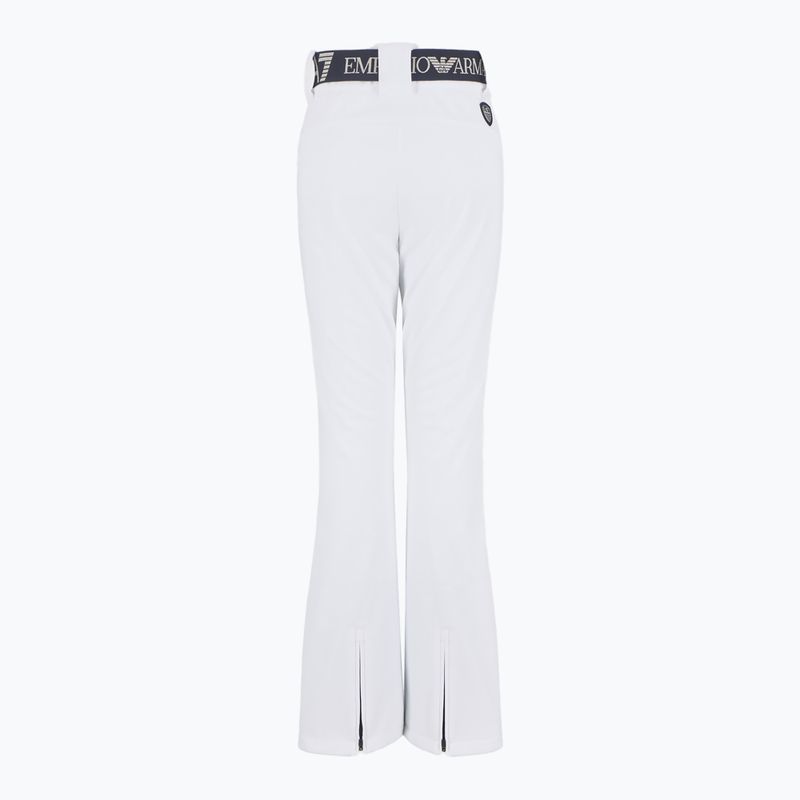 Дамски ски панталони EA7 Emporio Armani Ski Kitzbuhel High Waisted Softshell white 2