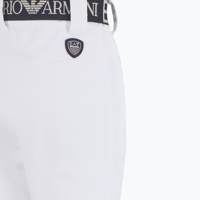 Дамски ски панталони EA7 Emporio Armani Ski Kitzbuhel High Waisted Softshell white 3