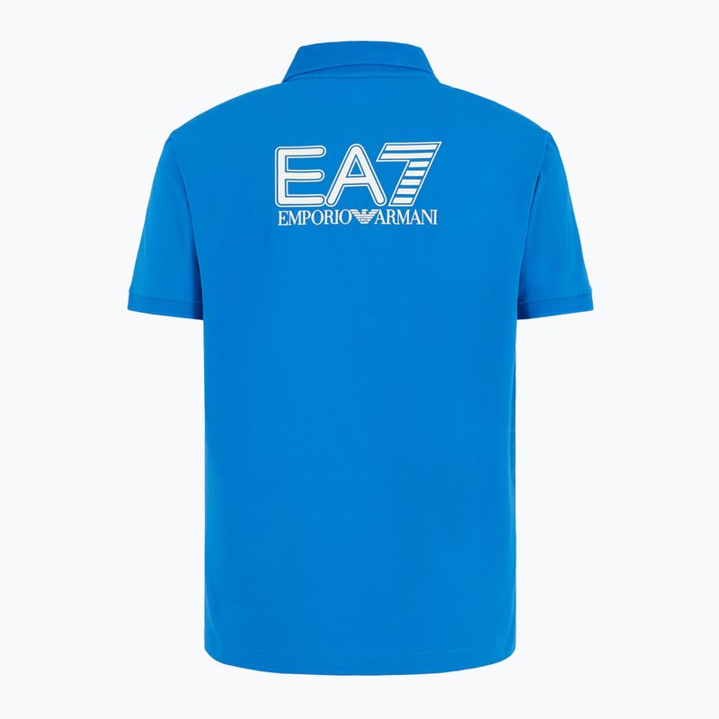 Мъжка тениска EA7 Emporio Armani Train Visibility Polo lapis blue 2