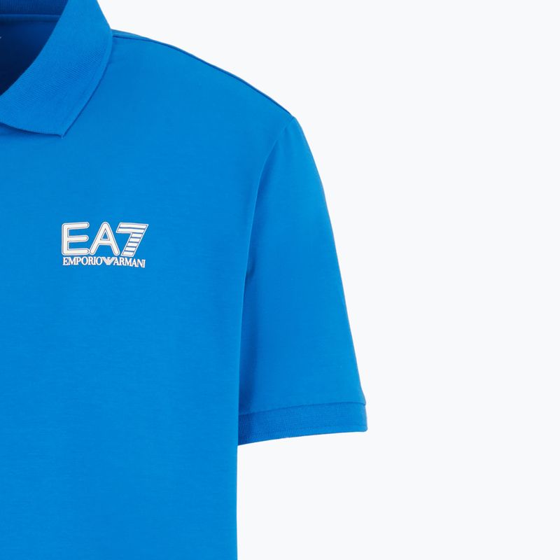 Мъжка тениска EA7 Emporio Armani Train Visibility Polo lapis blue 3