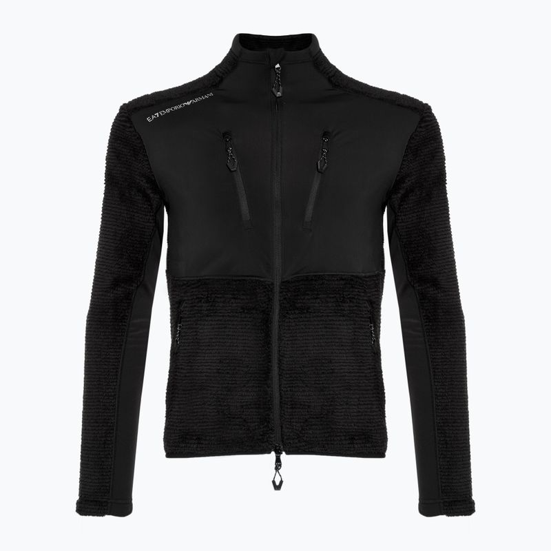 Мъжки скиорски суитшърт EA7 Emporio Armani Ski Cortina Polarfleece T-Top black
