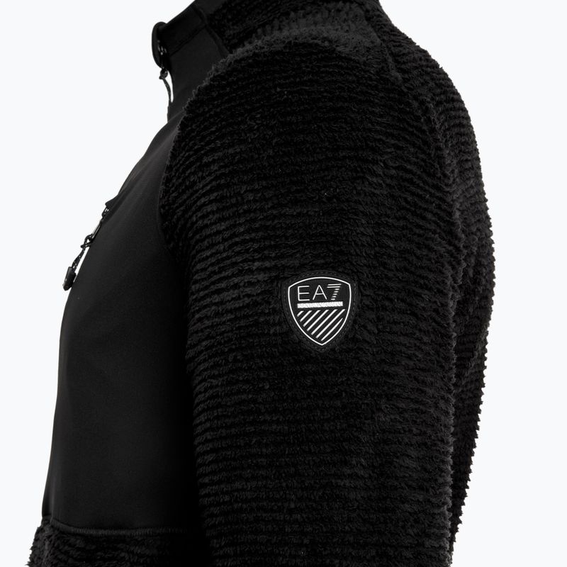 Мъжки скиорски суитшърт EA7 Emporio Armani Ski Cortina Polarfleece T-Top black 4