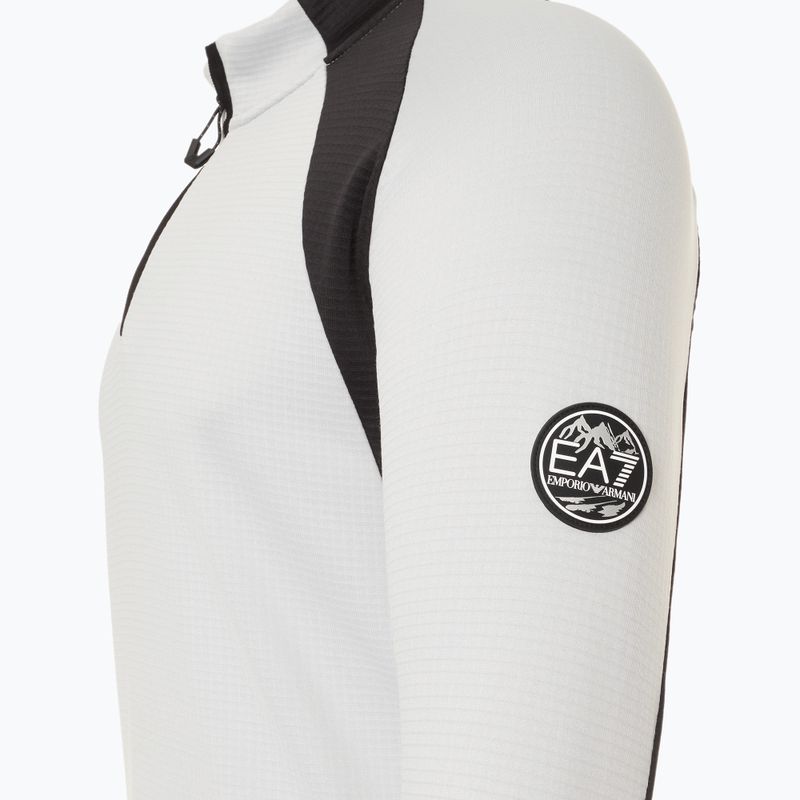 Мъжки скиорски суитшърт EA7 Emporio Armani Ski St. Moritz Powerstretch T-Top тихо сив 3