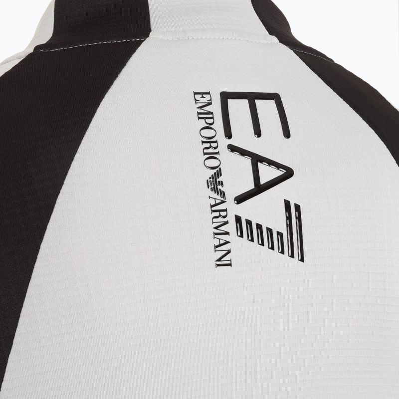 Мъжки скиорски суитшърт EA7 Emporio Armani Ski St. Moritz Powerstretch T-Top тихо сив 4