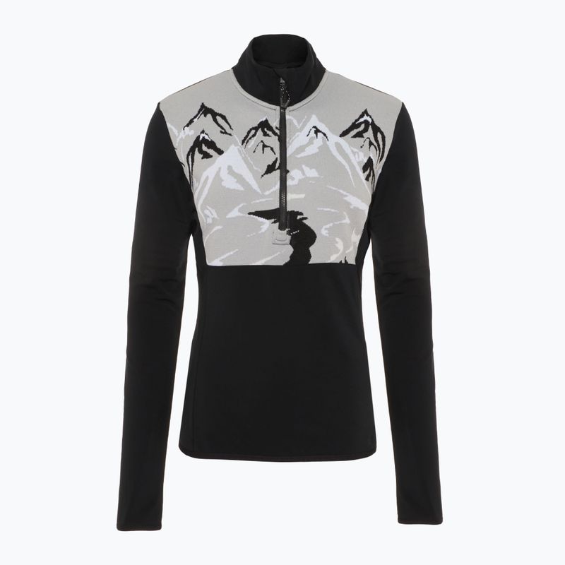 Дамски скиорски суитшърт EA7 Emporio Armani Ski St. Moritz Powerstretch T-Top black