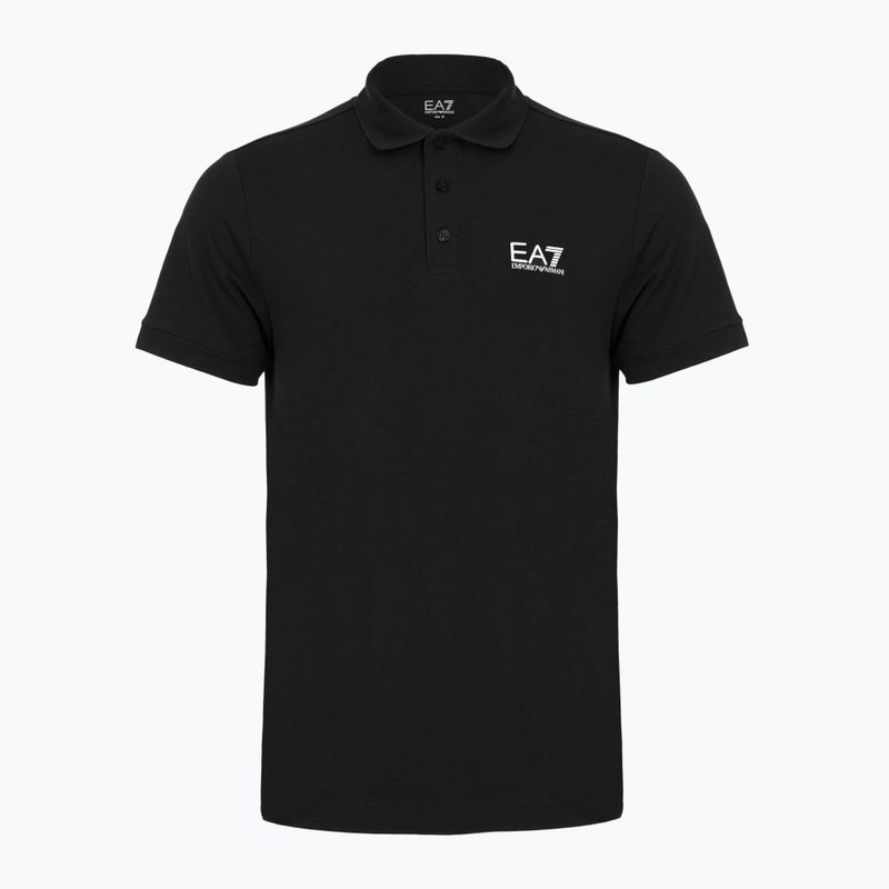 Мъжка поло риза EA7 Emporio Armani Core Identity black