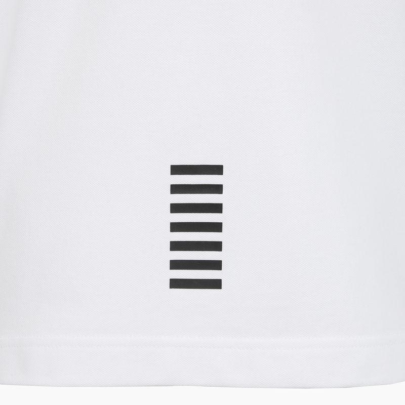 Мъжка поло риза EA7 Emporio Armani Core Identity Piqué White 4