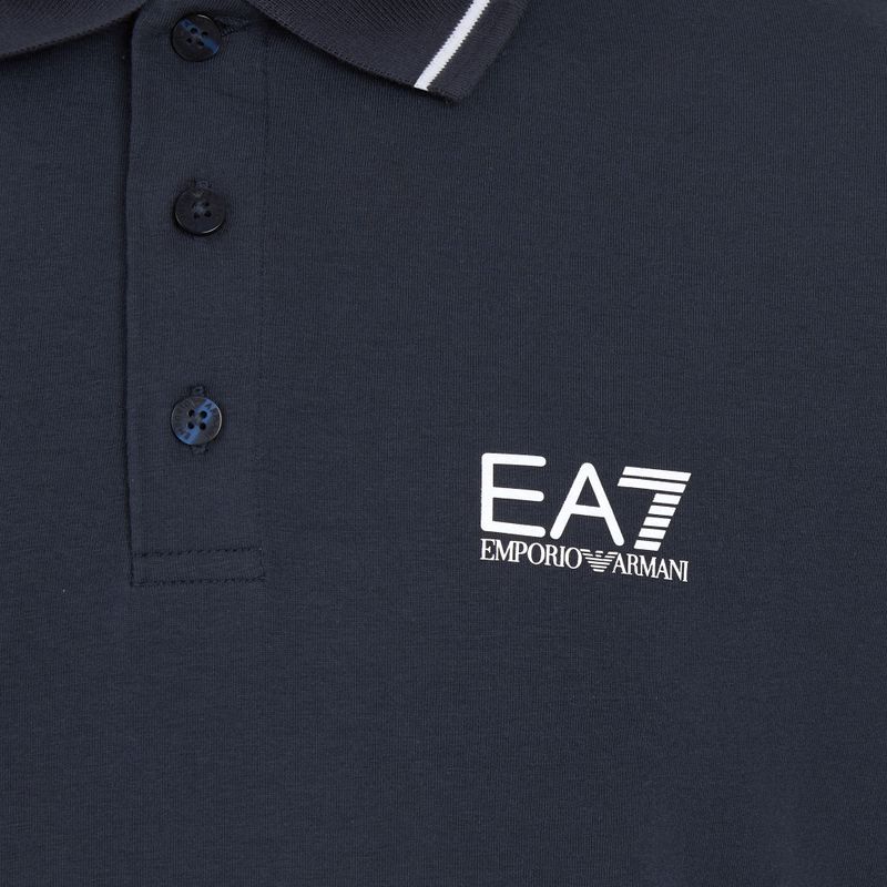 Мъжка тениска EA7 Emporio Armani Core Identity Piqué Polo armani blue 3