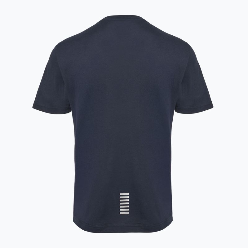 Мъжки EA7 Emporio Armani Pima Cotton Core Identity armani blue Тениска 2