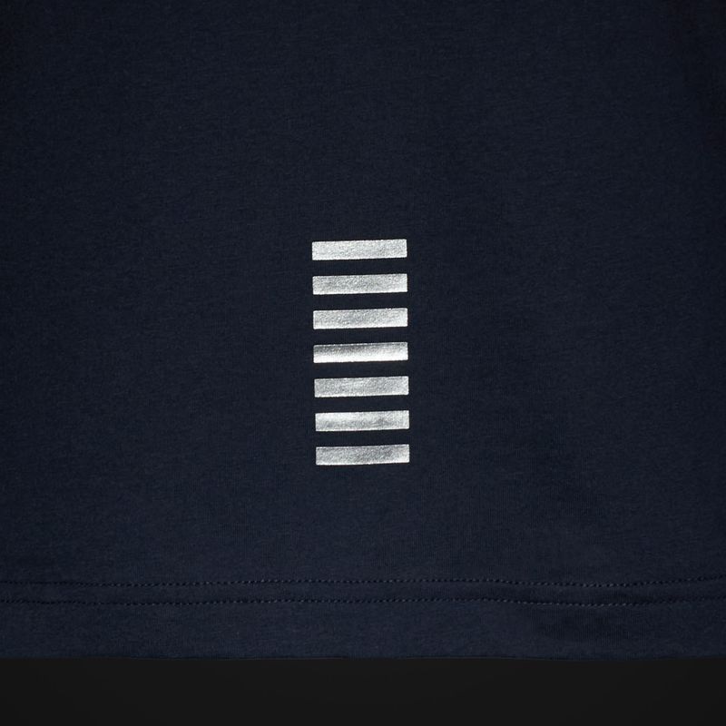 Мъжки EA7 Emporio Armani Pima Cotton Core Identity armani blue Тениска 4