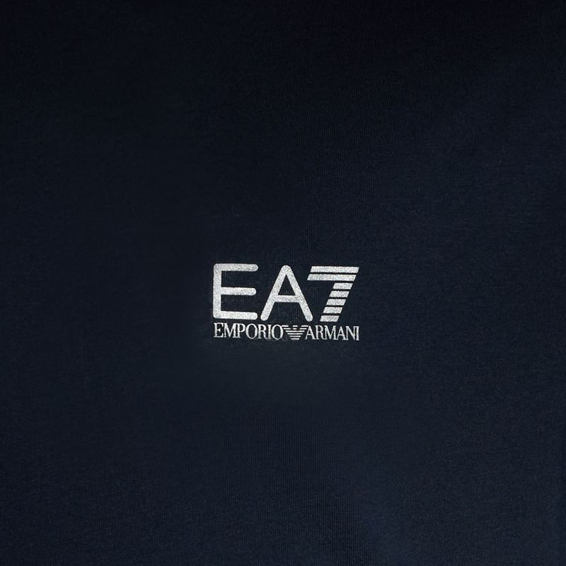 Мъжки EA7 Emporio Armani Pima Cotton Core Identity armani blue Тениска 5