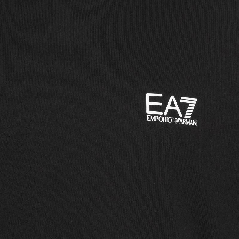 Мъжка тениска EA7 Emporio Armani Pima Cotton Core Identity черна 3