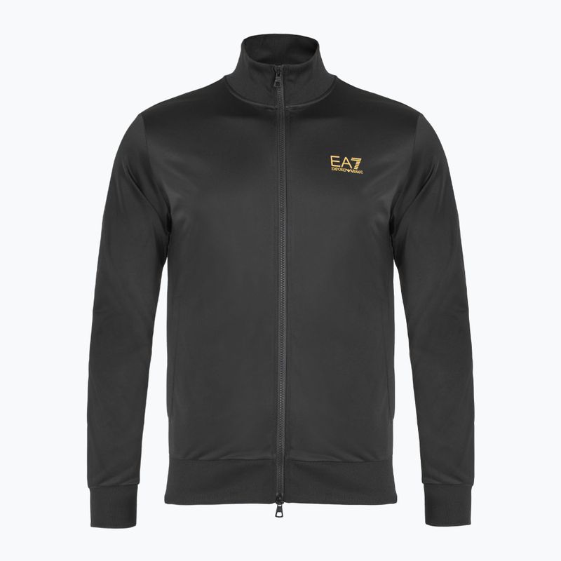 Мъжки анцуг EA7 Emporio Armani Technical Fabric Core Identity Tracksuit FZ black 3