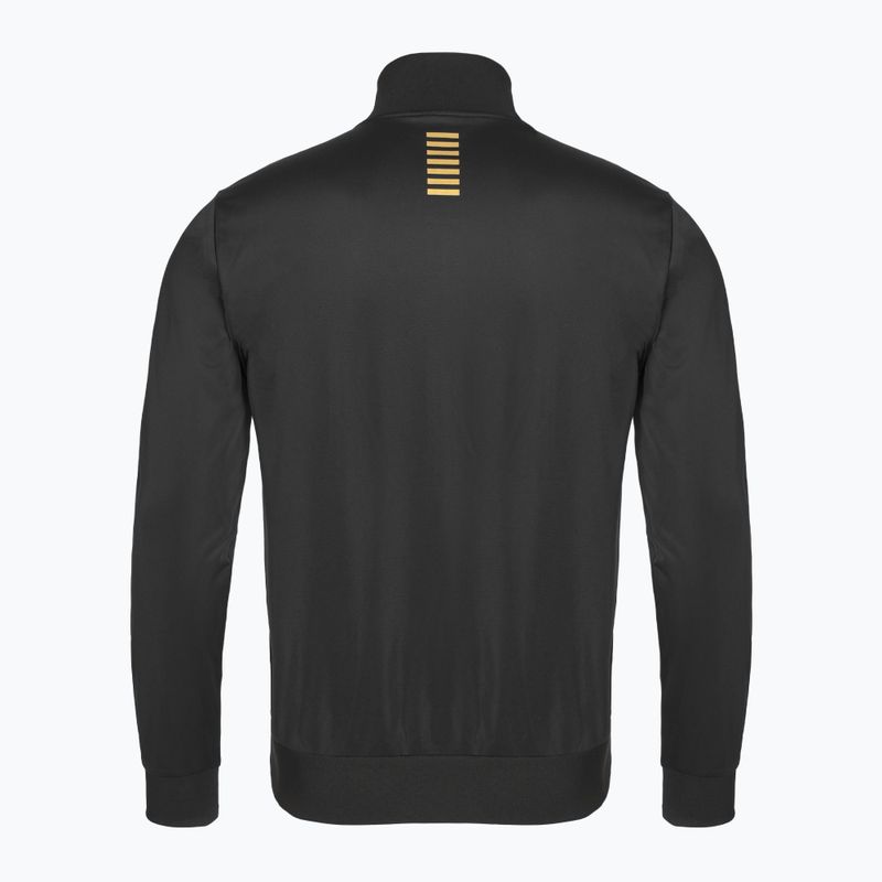 Мъжки анцуг EA7 Emporio Armani Technical Fabric Core Identity Tracksuit FZ black 4
