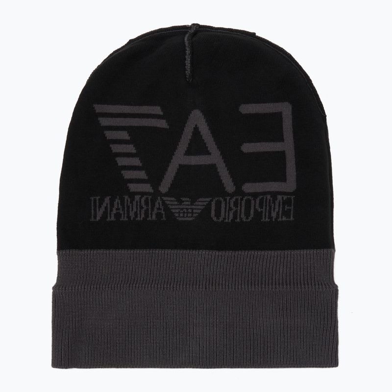 Зимна шапка EA7 Emporio Armani Mountain Visibility Beanie armani blue / asphalt 4