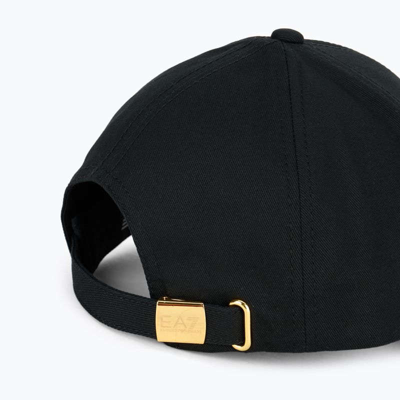 EA7 Emporio Armani TrainCore IdentityLogo черна/златна бейзболна шапка 4