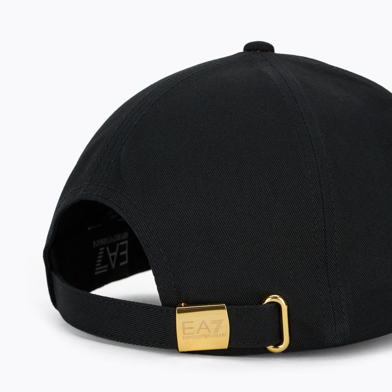 Шапка с козирка EA7 Emporio Armani Train Core IdentityLogo black / gold 4