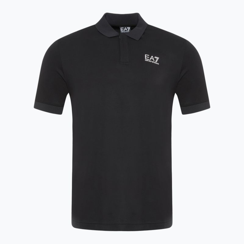 Мъжка тениска EA7 Emporio Armani Train 7 Lines Polo black 1200