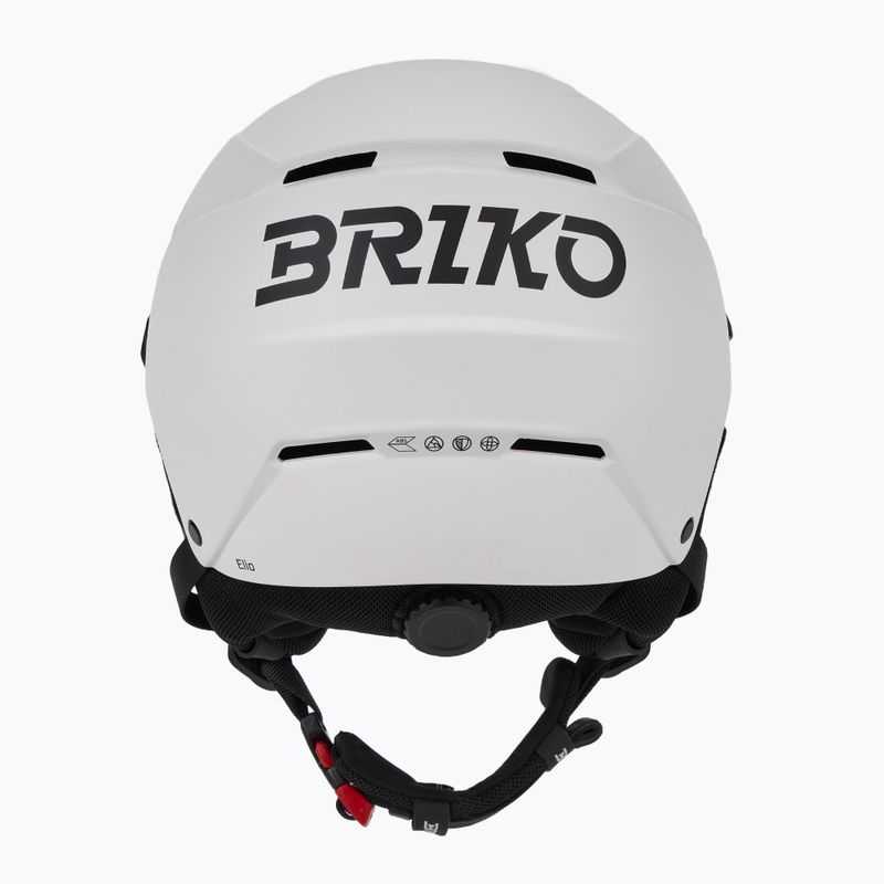Скиорска каска Briko Elio Visor matt white/black 4