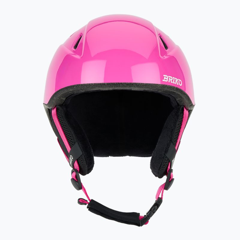 Детска скиорска каска Briko Makalu Jr shiny pink/white 2