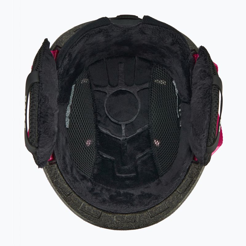 Детска скиорска каска Briko Makalu Jr shiny pink/white 5