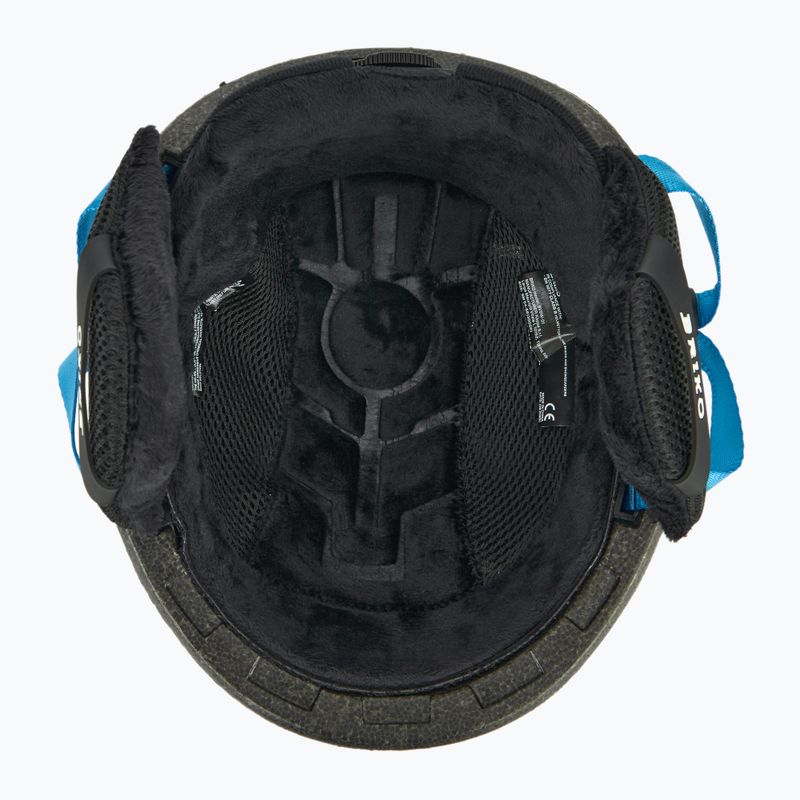 Детска скиорска каска Briko Makalu Jr shiny white/lochmara blue 5