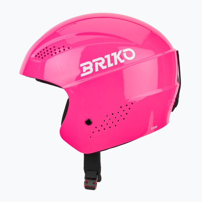 Детска скиорска каска Briko Elias Jr shiny neon pink 3