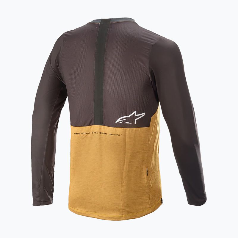 Alpinestars мъжка колоездачна фланелка Alps 6.0 V2 LS Jersey yellow 1763821/4010 2