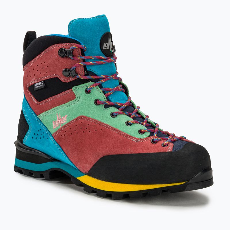 Дамски обувки за трекинг Lomer Badia High Mtx turquoise/begon