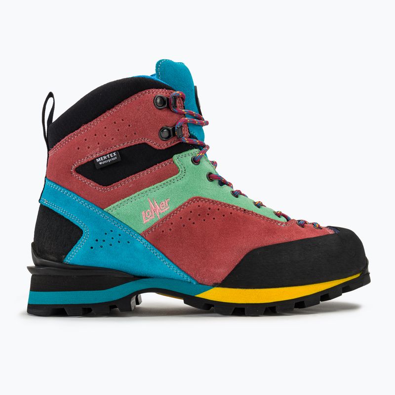 Дамски обувки за трекинг Lomer Badia High Mtx turquoise/begon 2