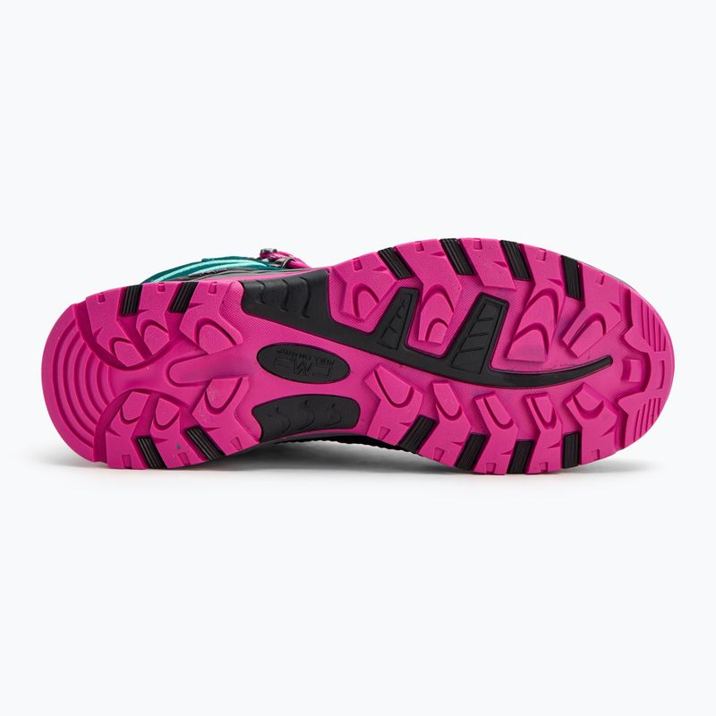 CMP Rigel Mid lake / pink fluo junior trekking boots 4