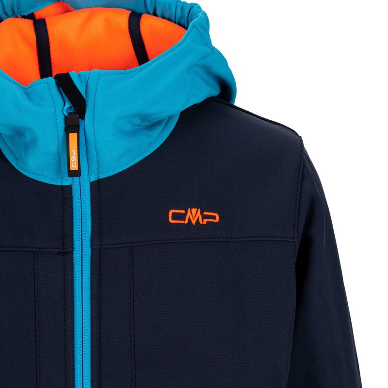 Детско софтшел яке CMP Fix Hood тъмносиньо 3A00094/01NM 3