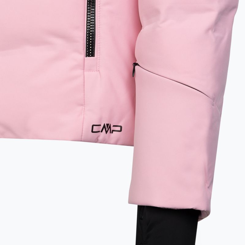 Дамско пухено яке CMP Fix Hood pink 32W0266 3