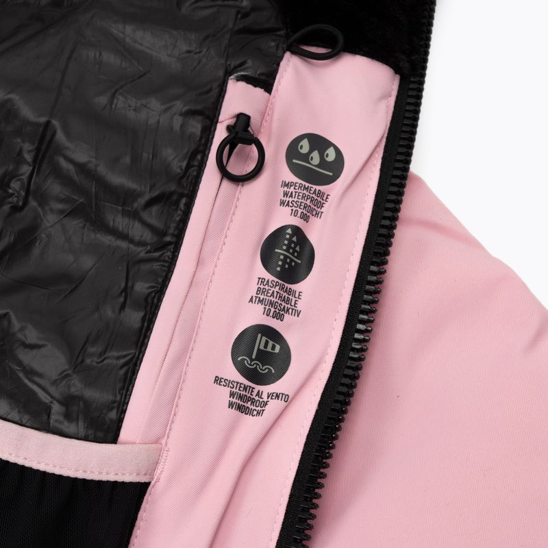 Дамско пухено яке CMP Fix Hood pink 32W0266 4