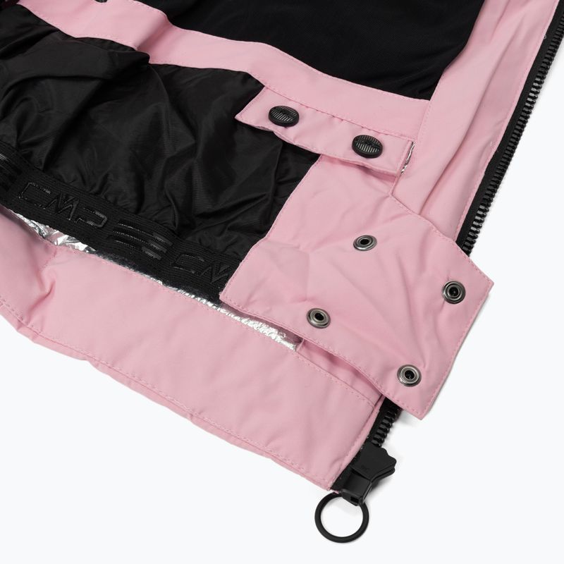 Дамско пухено яке CMP Fix Hood pink 32W0266 5