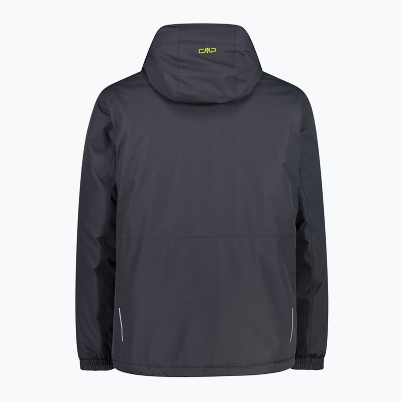 Мъжко хибридно яке CMP Fix Hood тъмно сиво 32Z1847/U423 5
