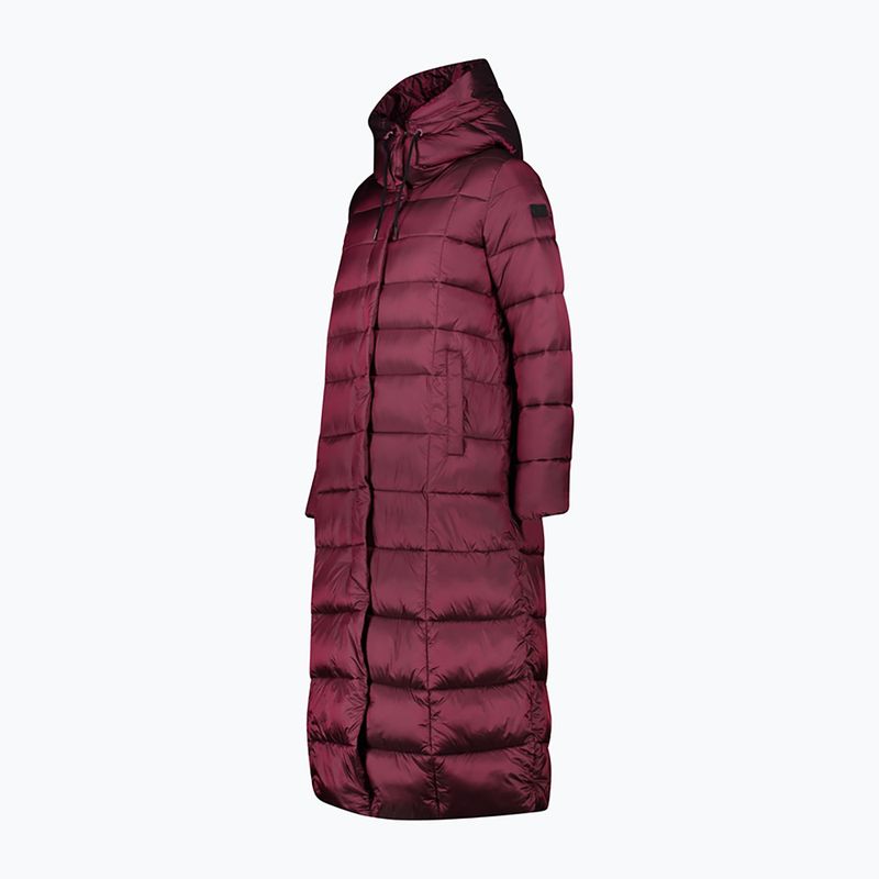 Дамско яке CMP Coat Fix Hood Down Jacket Maroon 32K3136 2