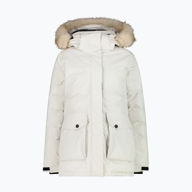 CMP Parka с цип и качулка за дъжд за жени White 32K3206F