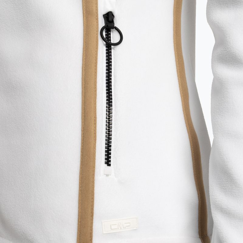 Дамски суитшърт CMP Fix Hood Fleece White 32H0386/A001 6