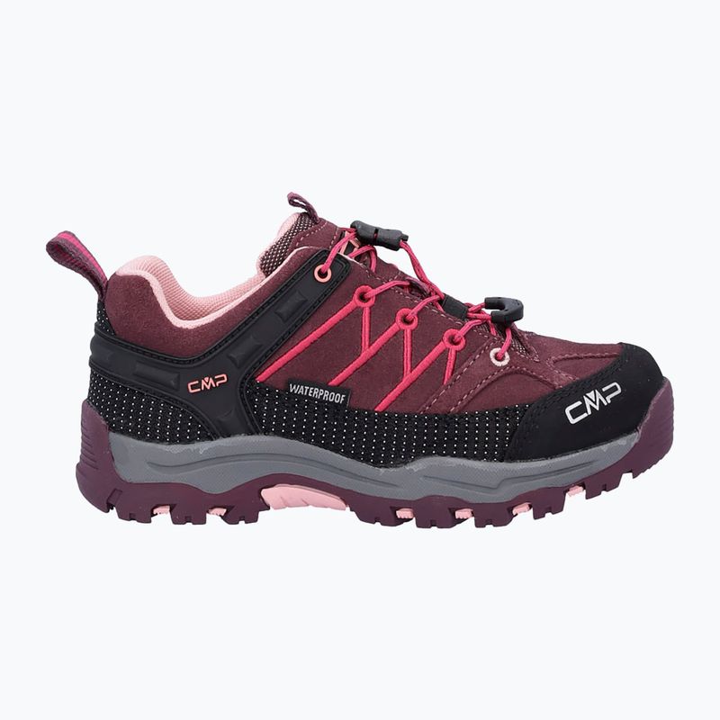 Детски туристически обувки CMP Rigel Low Wp plum/peach