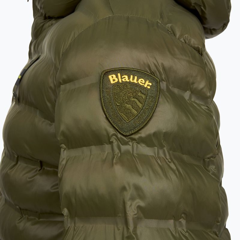 Мъжко яке Blauer USA Charles dark olive inside mist grey 3