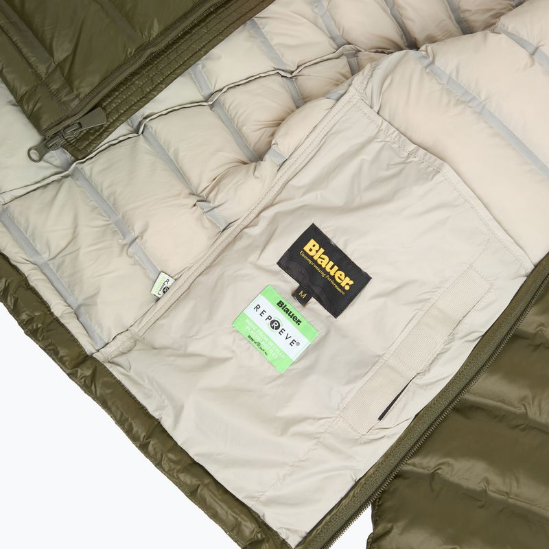 Мъжко яке Blauer USA Charles dark olive inside mist grey 7