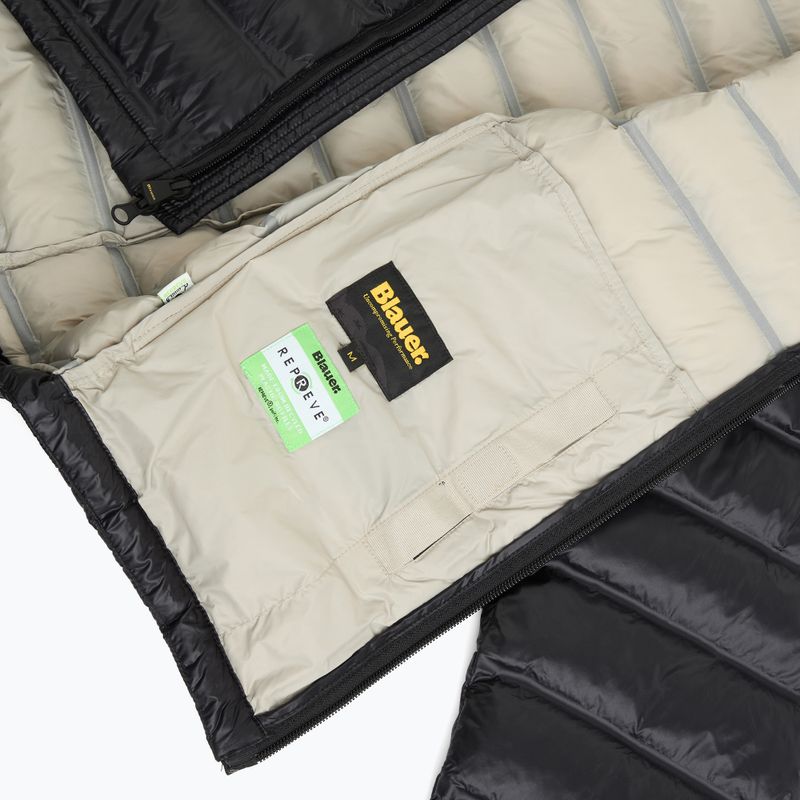Мъжко яке Blauer USA Charles black inside mist grey 7