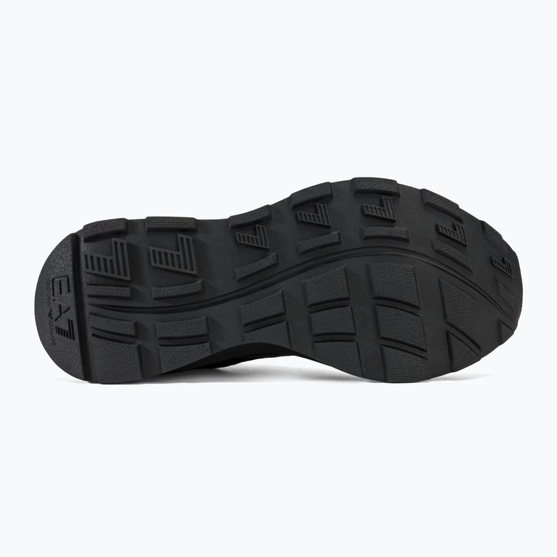 Обувки EA7 Emporio Armani Black & White Altura Knit triple black/gold 4